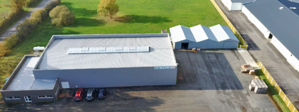 Metaleo à L'Isle-Jourdain - Entreprise vue du ciel